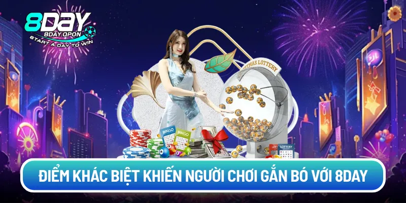 Điểm khác biệt khiến người chơi gắn bó dài lâu với 8day