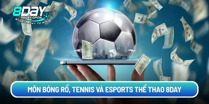 Môn bóng rổ, tennis và eSports thể thao 8day