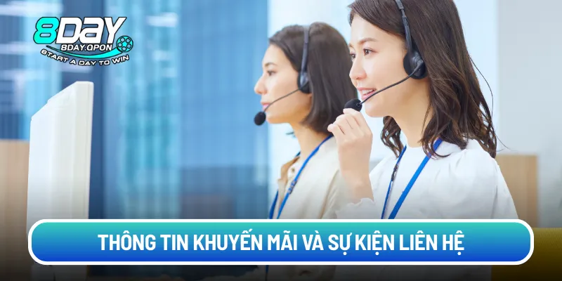 Thông tin khuyến mãi và sự kiện liên hệ