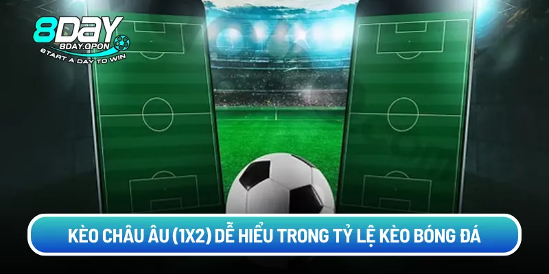 Kèo châu Âu (1x2) dễ hiểu trong tỷ lệ kèo bóng đá