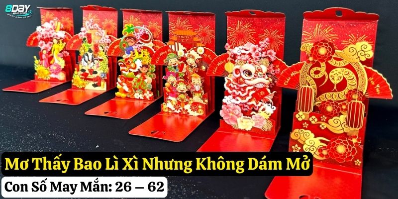mơ thấy bao lì xì
