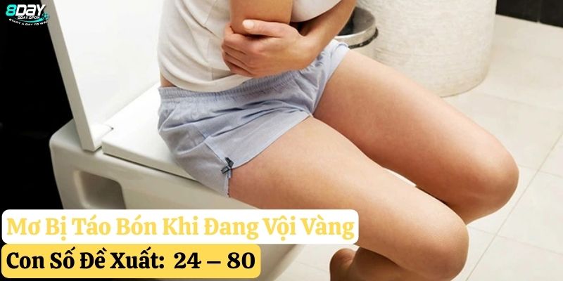 nằm mơ thấy bị táo bón