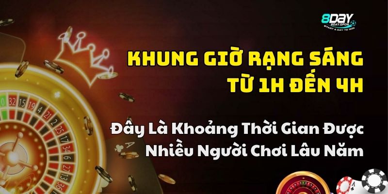khung giờ quay slot dễ nổ hũ 8day